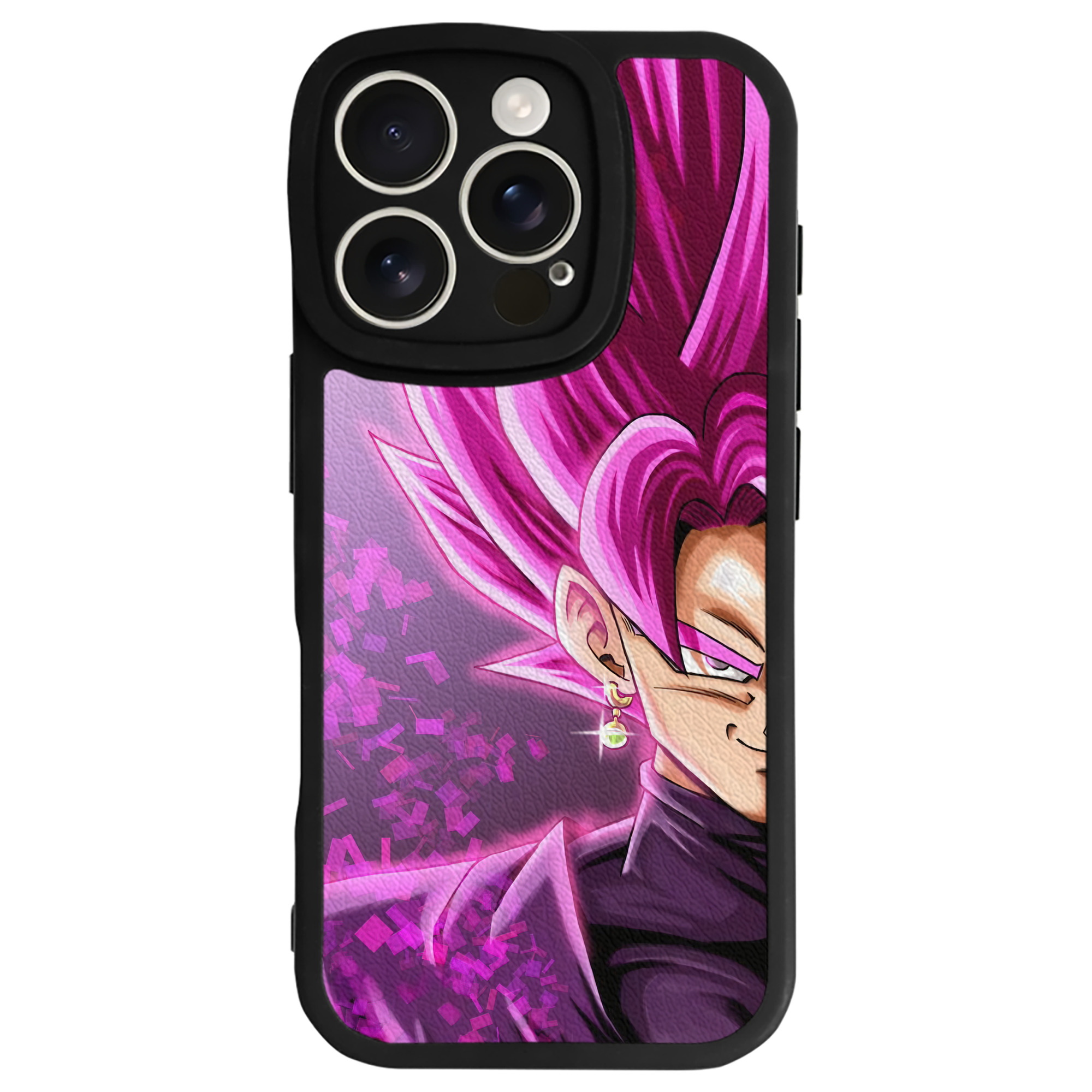 （画像用） ドラゴンボール DRAGON BALL 【iPhone 16シリーズ対応】シリコンスマホケース（レザー調） 材質：シリコン